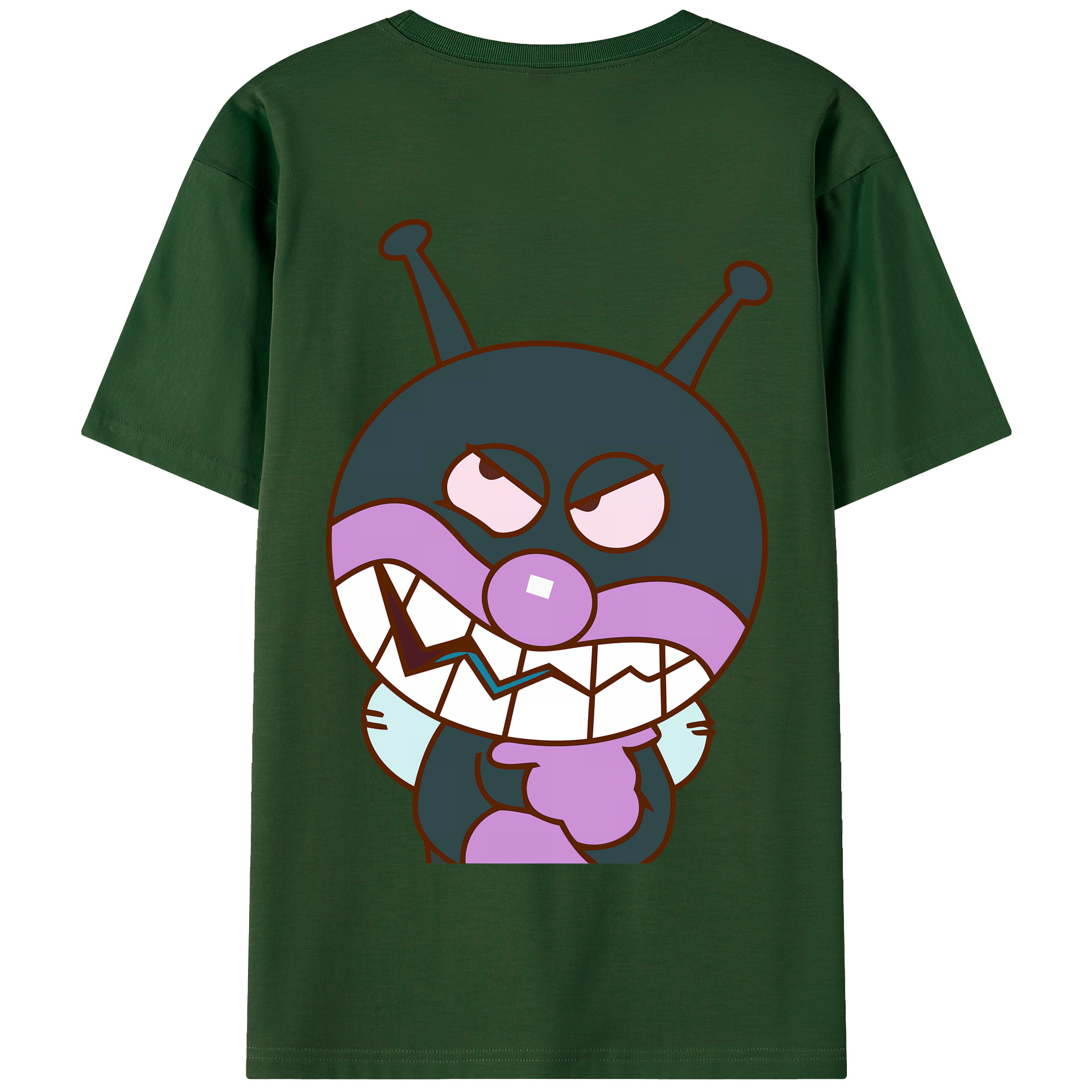 （画像用） アンパンマン Anpanman 綿100％半袖Tシャツ（背面プリント）